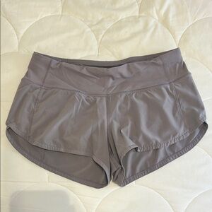 Lululemon Lilac Speed Up Low-Rise Lined Shorts Size 4